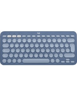 Клавиатура Logitech - K380 For Mac, US ISO , безжична, Blueberry