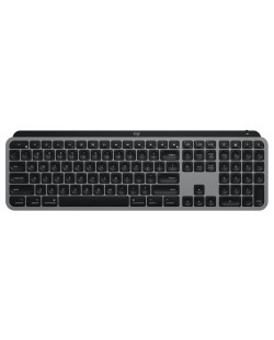 Клавиатура Logitech - MX Keys S for Mac USINTL, безжична, Space Gray