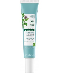 Klorane Mint Почистващ крем за лице, 40 ml