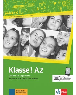 Klasse! A2 Kursbuch mit Audios und Videos online