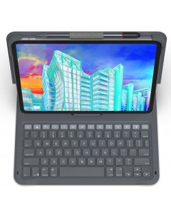 Клавиатура ZAGG - Messenger Folio 2, Apple-iPad 10.9 10th Gen, черна