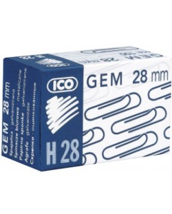 Кламери Ico - H28, 28 mm, 100 броя