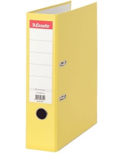 Класьор Esselte Eco - А4, 7.5 cm, РР, метален кант, сменяем етикет, жълт
