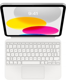 Клавиатура Apple - Magic Keyboard Folio BG, iPad 10th Gen, бяла