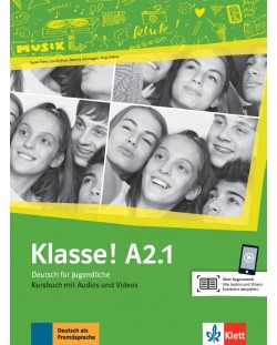 Klasse! A2.1 Kursbuch mit Audios und Videos online