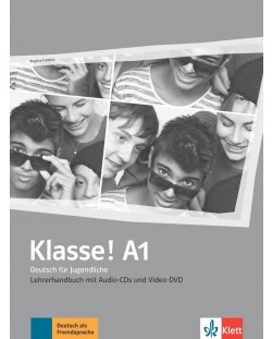 Klasse! A1 Lehrerhandbuch mit Video-DVD und Audio-CDs