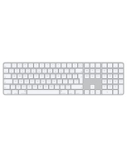 Клавиатура Apple - Magic Keyboard, Touch ID, с цифри, EN, бяла