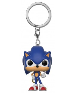 Ключодържател Funko Pocket Pop! Sonic the Hedgehog with Ring, 4 cm