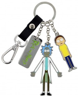 Ключодържател Rick and Morty - Characters and Logo