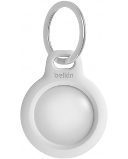 Ключодържател Belkin - Secure Holder, Apple AirTag, бял