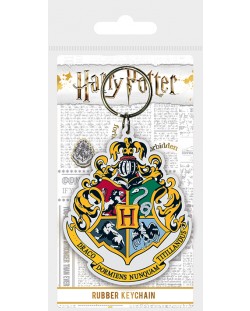 Ключодържател Pyramid Movies: Harry Potter - Hogwarts Crest (rubber)