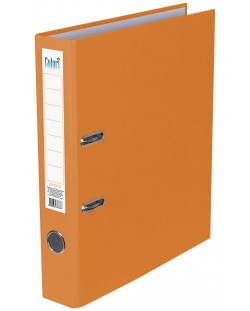 Класьор Colori - 5 cm, оранжев, без метален кант