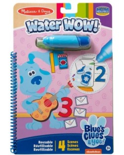 Книжка за рисуване с вода Melissa & Doug - Blue's Clues & You, Броене