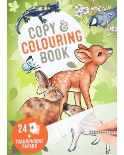Книжка за копиране и оцветяване Depesche TopModel - Диви животни