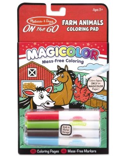 Книжка за оцветяване Melissa & Doug  - Селскостопански животни