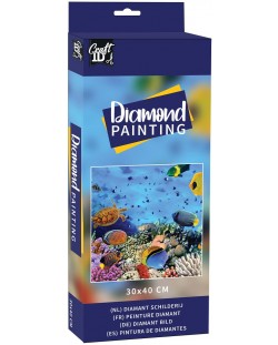 Комплект за рисуване с мъниста Grafix - Подводен свят