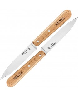 Комплект кухненски ножове Opinel - Essentiels 112, 2 броя, бук