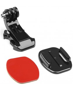 Комплект Eread - J-Hook, за екшън камери, черен/червен
