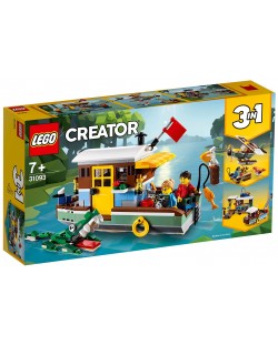 Конструктор LEGO Creator 3 в 1 - Плаваща къща в реката (31093)