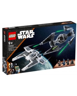 Конструктор LEGO Star Wars - Мандалорски изтребител срещу Тай прехващач (75348)
