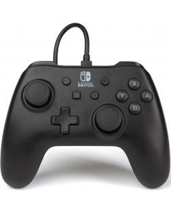 Контролер PowerA - Wired Controller, жичен, за Nintendo Switch, Black Matte