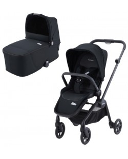 Комбинирана бебешка количка 2 в 1 Recaro - Duo Sadena Prime, Mat Black