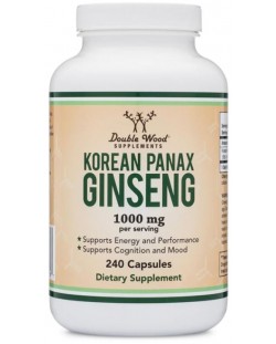 Korean Panax Ginseng, 240 капсули, Double Wood