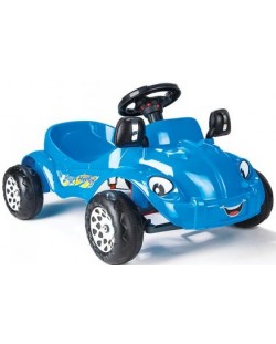 Детска кола с педали Pilsan - Happy Herby, синя