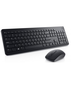 Комплект мишка и клавиатура Dell - KM3322W, безжиен, черен