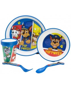 Комплект за хранене Stor - Paw Patrol Pup Power, 5 части