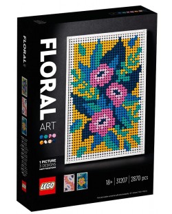 Конструктор LEGO Art - Изкуство от цветя (31207)