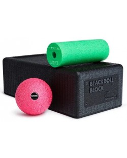 Комплект от 3 уреда за йога Blackroll - Block Set, многоцветен