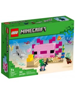 Конструктор LEGO Minecraft - Къща-аксолотъл (21247)