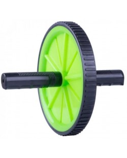 Колело за коремни преси inSPORTline - Ab roller AR050, зелено