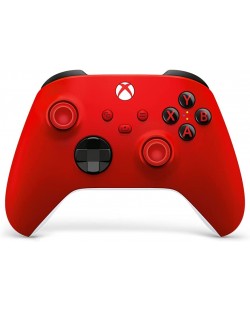 Контролер Microsoft - за Xbox, безжичен, Pulse Red