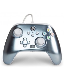 Контролер PowerA - Enhanced, Metallic Ice (Xbox One/Series S/X)