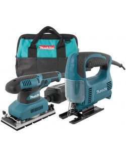 Комплект прободен трион и вибро шлайф Makita - DK0008, 44326 + BO3710