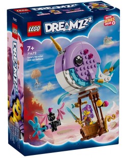 Конструктор LEGO DreamZzz - Нарвалът на Изи – балон с горещ въздух (71472)
