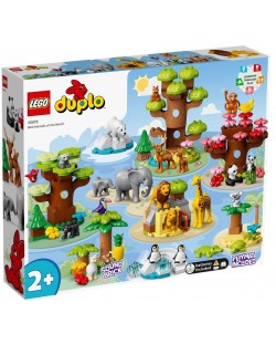 Конструктор LEGO Duplo - Диви животни от целия свят (10975)
