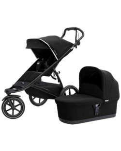 Комбинирана бебешка количка 2 в 1 Thule - Urban Glide 2, Black