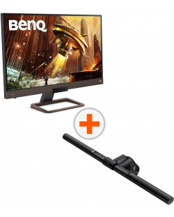 Комплект BenQ - EX2780Q 27" + ScreenBar, черен