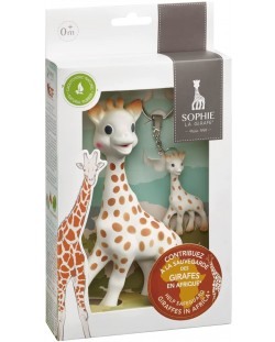 Комплект играчка и ключодържател Sophie la Girafe, с благотворителна кауза