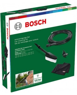 Комплект за водоструйка Bosch - За почистване на автомобил, 4 части
