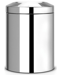 Кош за отпадъци Brabantia - Flame Guard, 7 l, Brilliant Steel