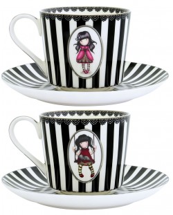 Комплект чаши за чай Santoro Gorjuss - Ladybird и Ruby
