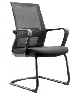 Комплект посетителски столове RFG - Smart, 2 броя, черна облегалка