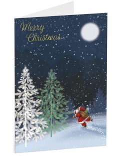 Коледна картичка Busquets - Коледната нощ