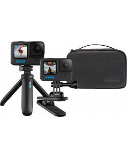 Комплект от два аксесоара GoPro - Travel Kit, за HERO8/9/10/11/12, черен