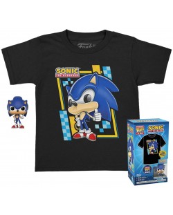 Комплект Funko POP! Collector's Box: Games - Sonic (Flocked)