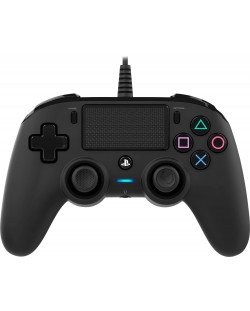 Контролер Nacon за PS4  - Wired Compact, черен